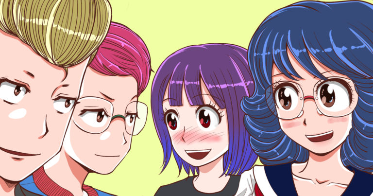 年代別男女のヤンキーイラスト